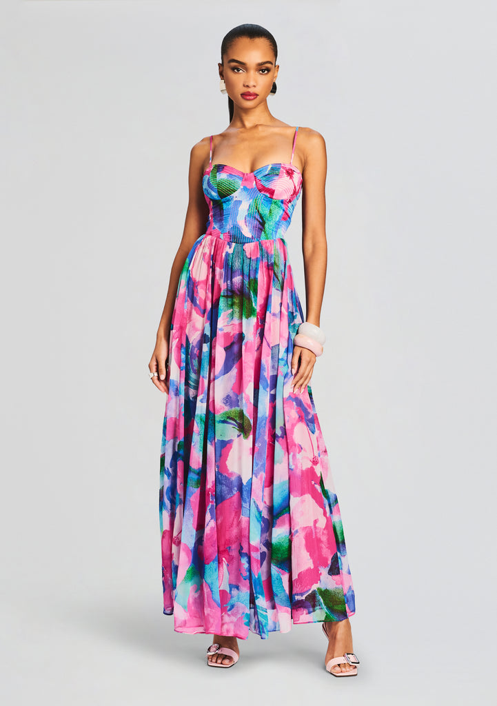 HEMANT AND NANDITA Soma Maxi Dress in Multicolor