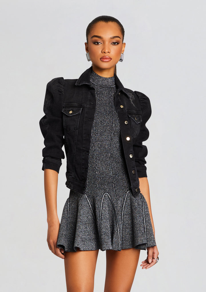 Retrofete Ada Denim Jacket in Faded Black