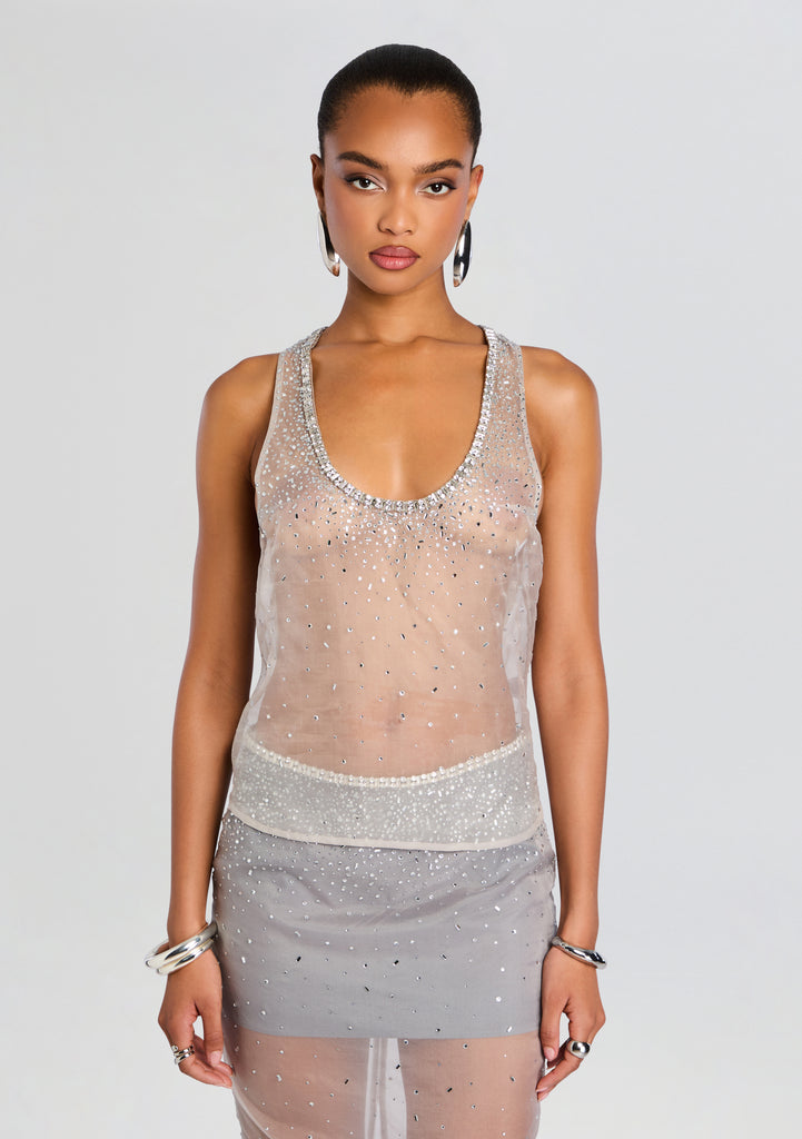 Azalea Embellished Tank – Retrofete