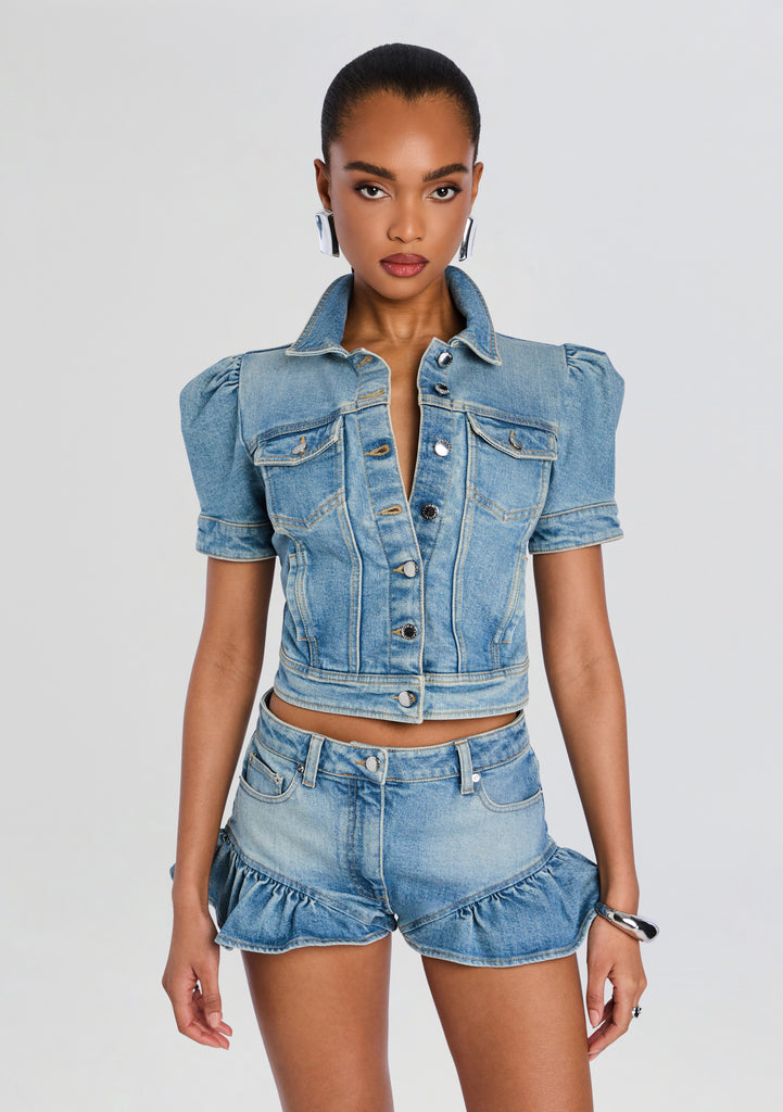 Retrofete Landon Denim Jacket in Blue