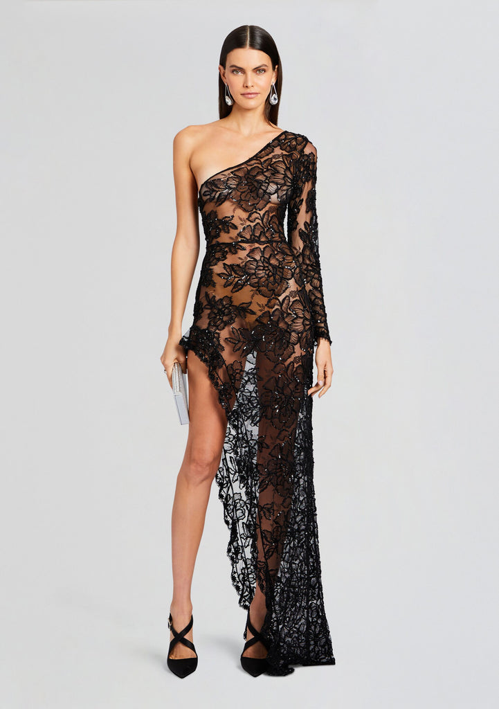 Olimpia Embellished Lace Dress – Retrofete