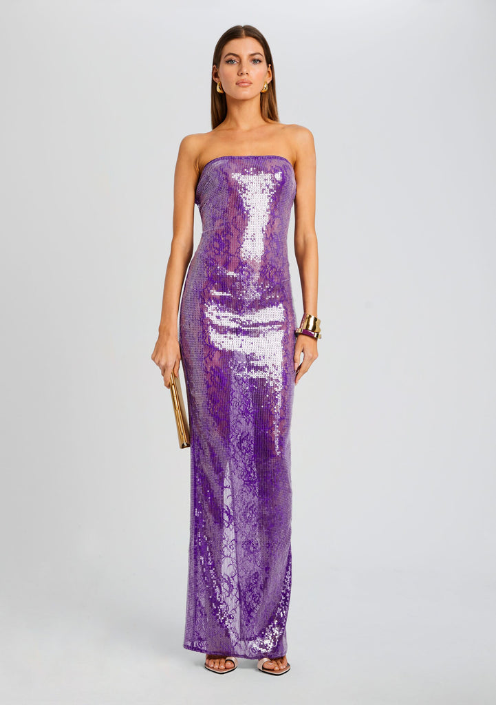 Lucia Sequin Lace Dress – Retrofete