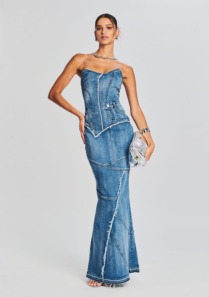 Tamara Denim Dress – Retrofete
