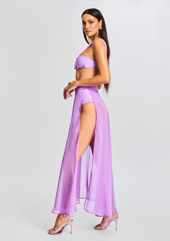 Alaia Long Slit Skirt
