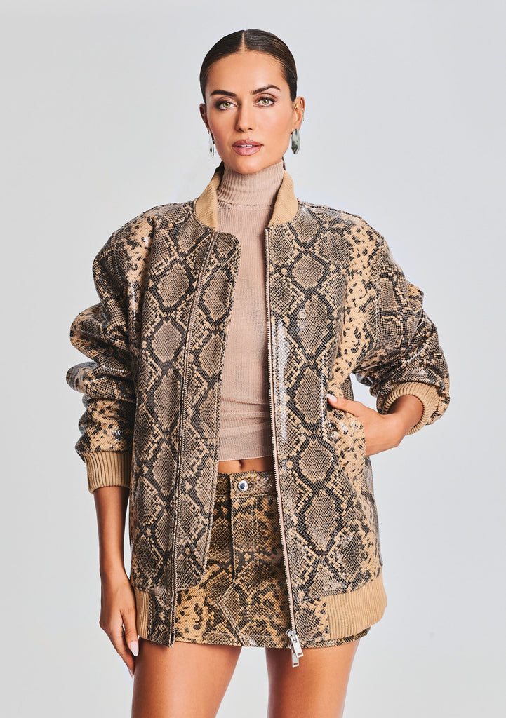 Zara shop snake jacket