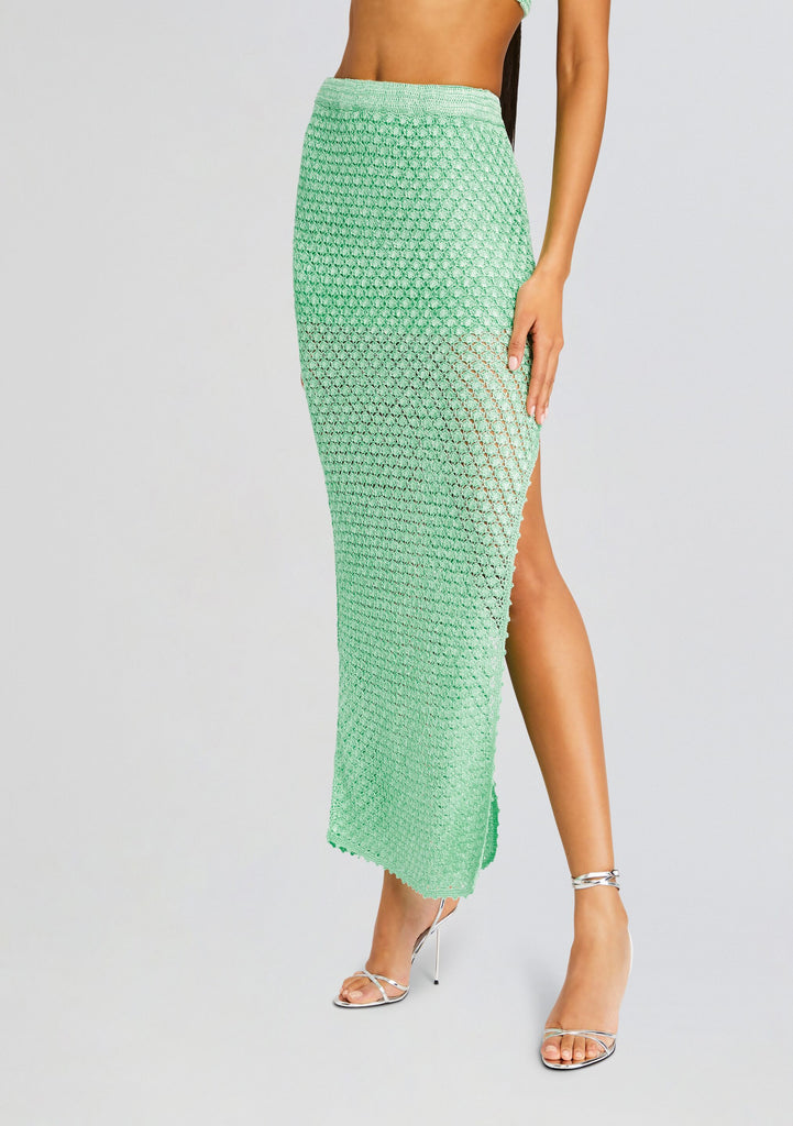 スカート BOTTEGA VENETA SAND CROCHET SKIRT ab638d894c4d9f0a24b588a78b7e8c