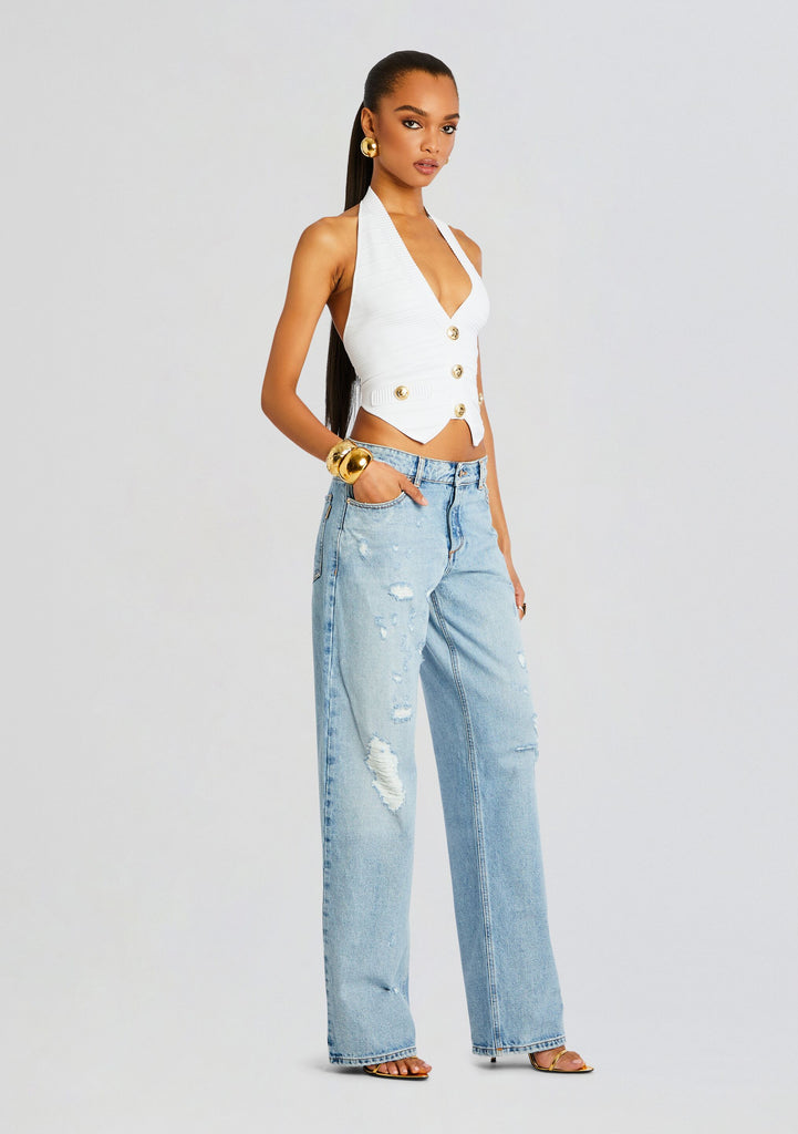 Tinsley Bandage Knit Vest – Retrofete