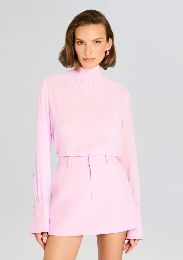 ANDMARY】Mary sheer logo tops