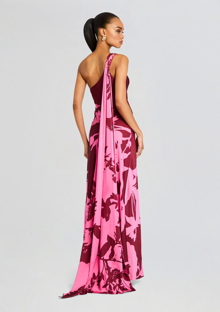 Tehr One Shoulder Long Dress Retrofete Tehr One Shoulder Long Dress Retrofete