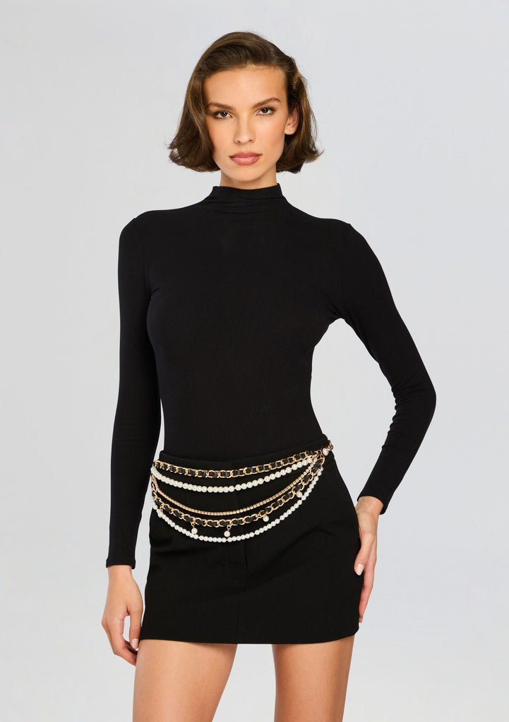 Sonya Pearl Chain Belt – Retrofete