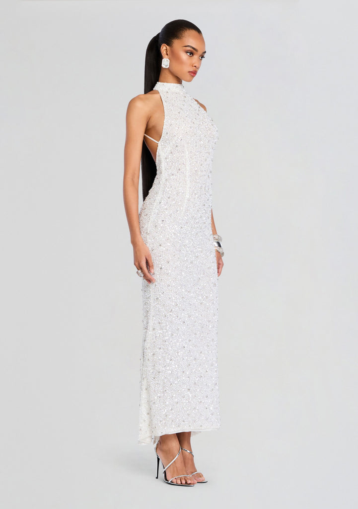 olivia sequin dress Olivia Midi Sequin Dress Retrofete