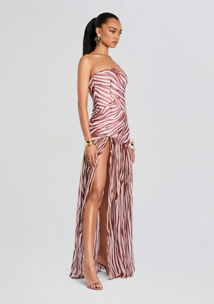 Nicole Silk Chiffon Dress – Retrofete