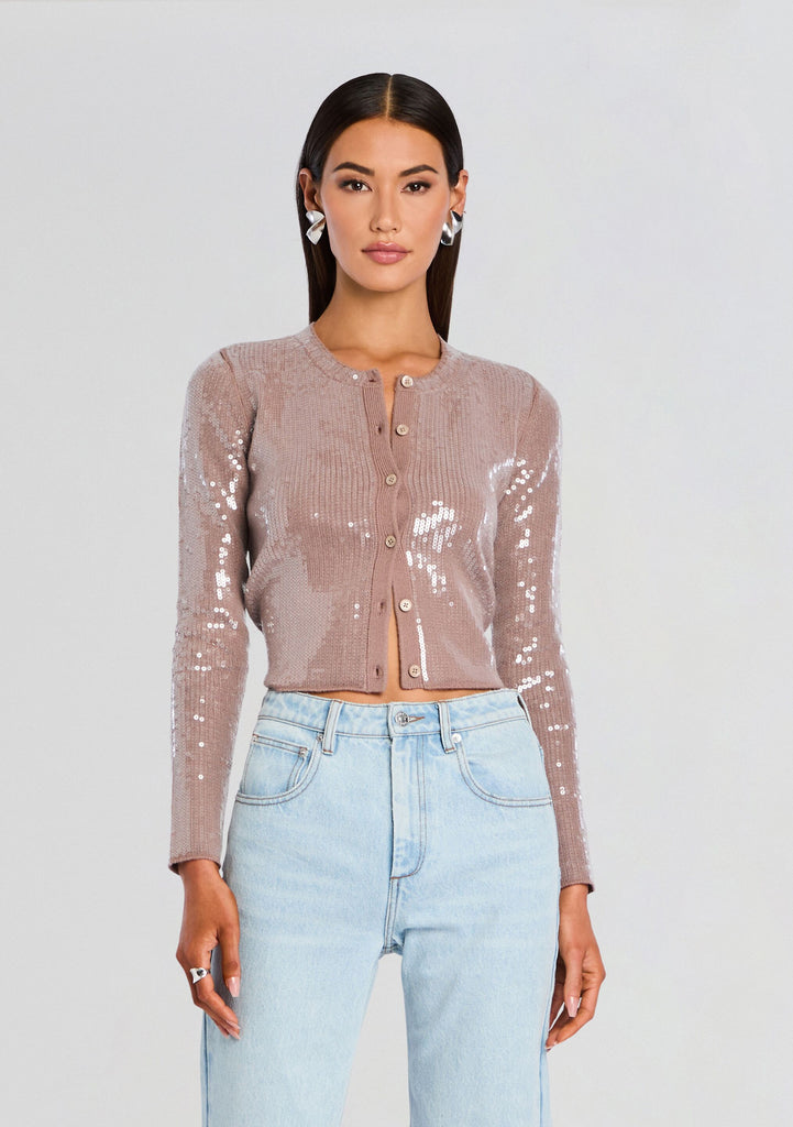 R FASHION Apparel Knit Cardigan Sweater Fringe Hem