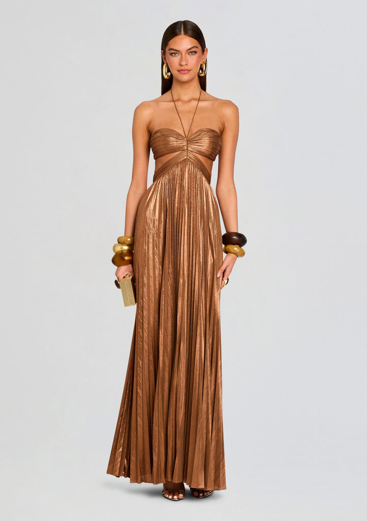 Retrofete Keira Dress in Brown