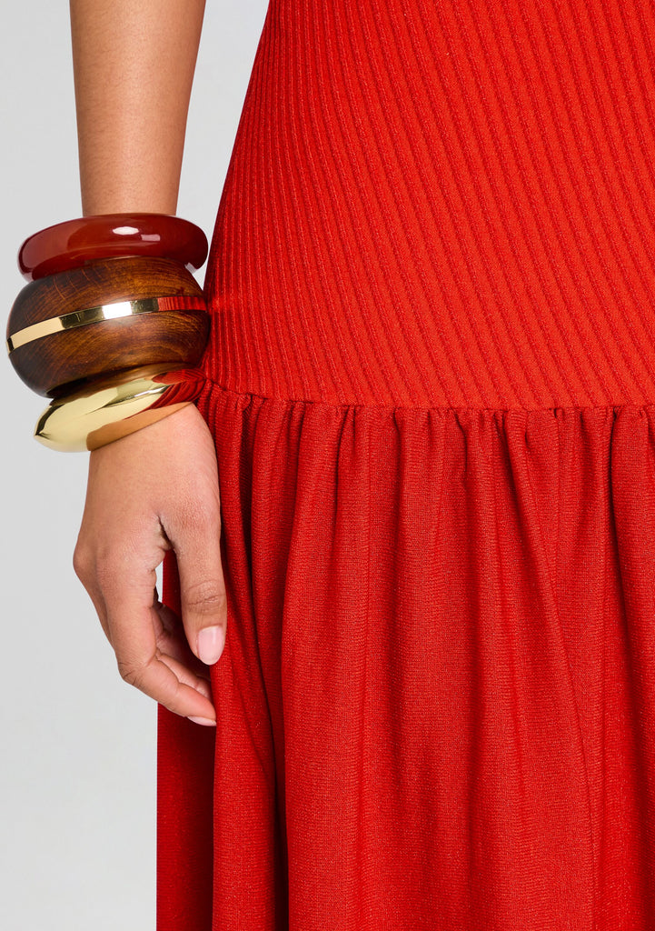 retrofete knit dresses Kennedi Metallic Knit Dress