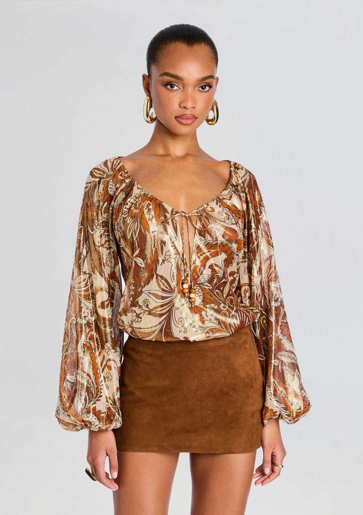 Arabella | Turned-Down Collar Blouse main image 0