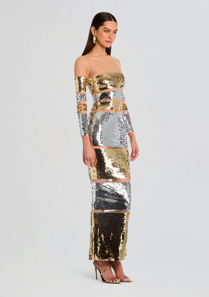 slim fit dress slacks Sparkle Strapless Corset Mini Dress – Gold & Silver