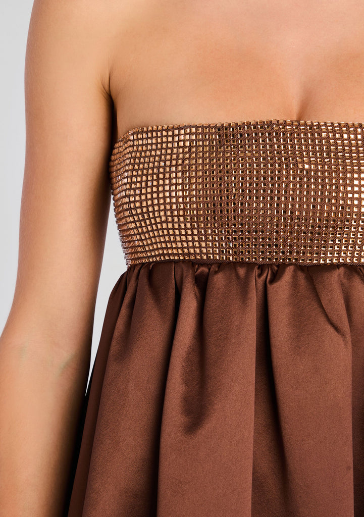 delfina mini dress Retrofete Delfina Strapless Mini Dress