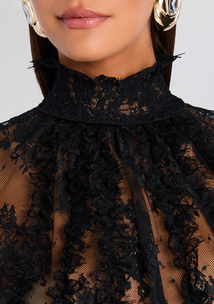 Ysolde Lace Mini Dress - Retrofete, M Ysolde Lace Mini Dress - Retrofete, M