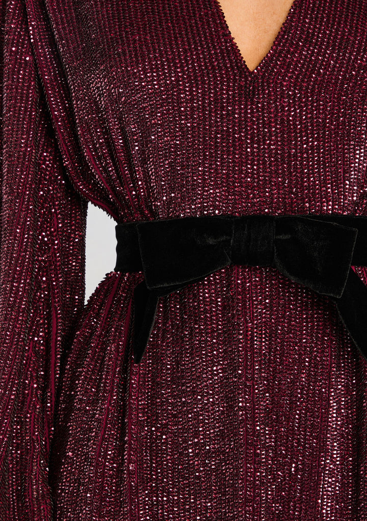 lila silk dress retrofete Lilai Dress