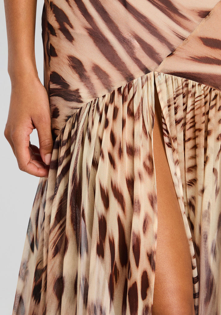 Retrofete Nicole Dress in Tan - Size M