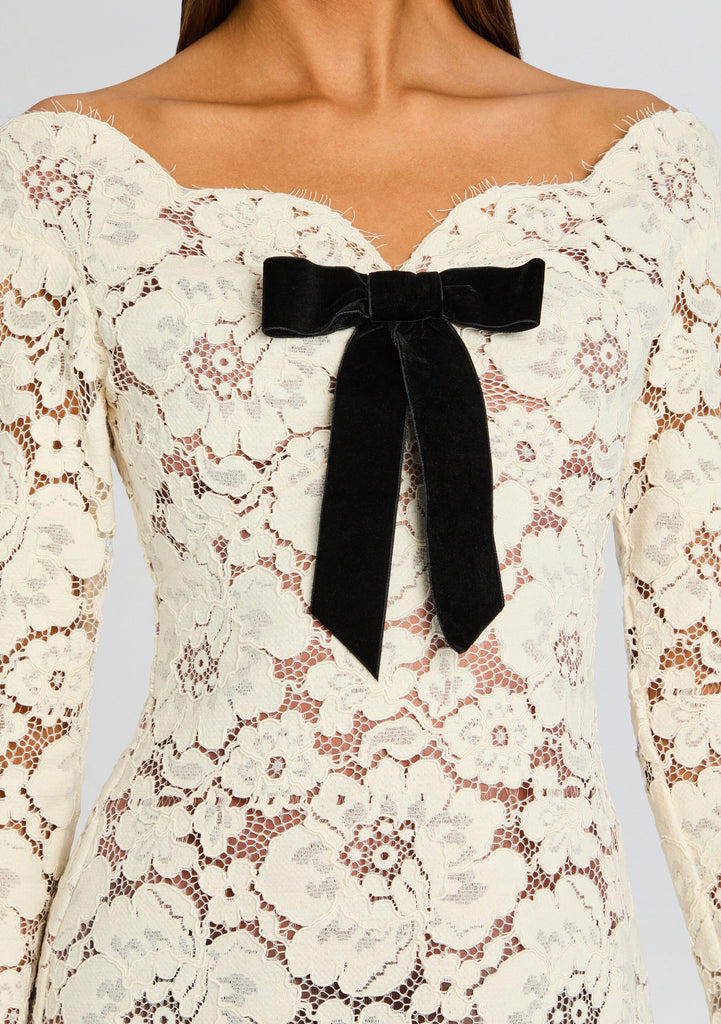 Retrofte Perdita Lace Dress | Off White | Size S | Shopbop Retrofte Perdita Lace Dress | Off White | Size S | Shopbop
