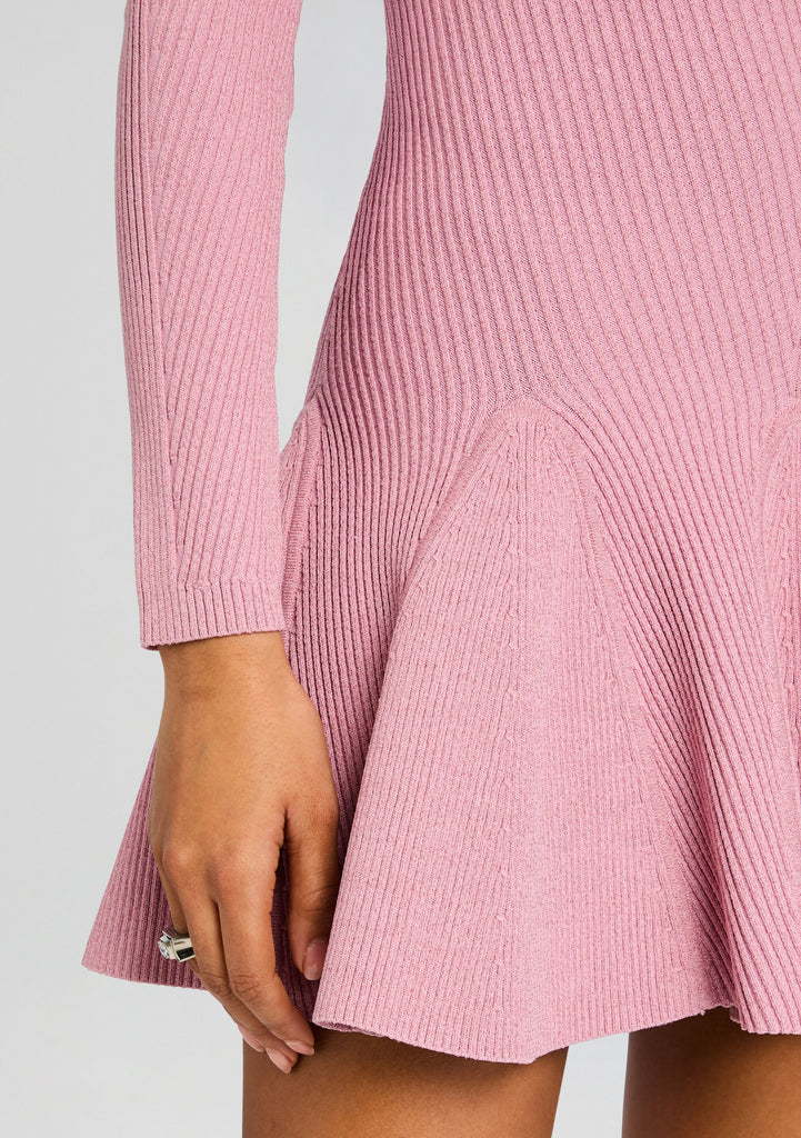 retrofte Women's Sydonie Knit Dress - Pink - Mini dresses