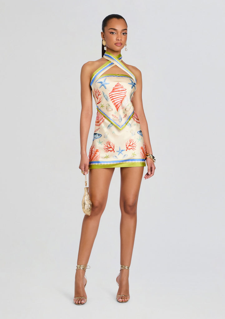 Cable Silk Mini Dress – Retrofete