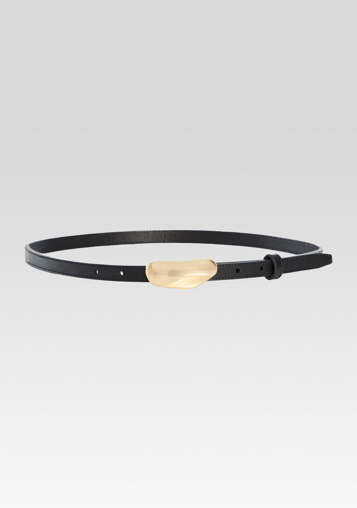 Retrofete Sculptural Black Britney Belt Size S Britney Leather Belt – Retrofete main image 4