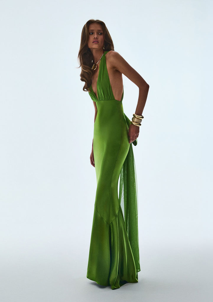 retrofete Fig Dress in Green - size XS