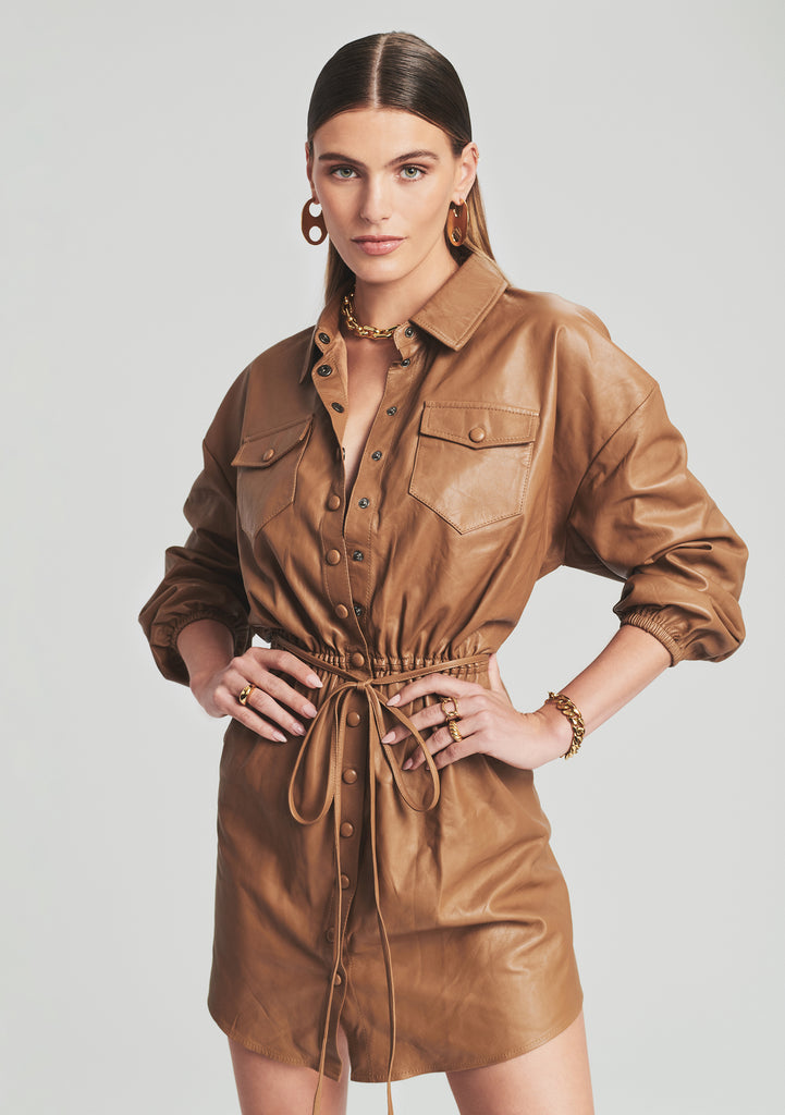 Leather Brandi Dress Retrofete Leather Brandi Dress Retrofete