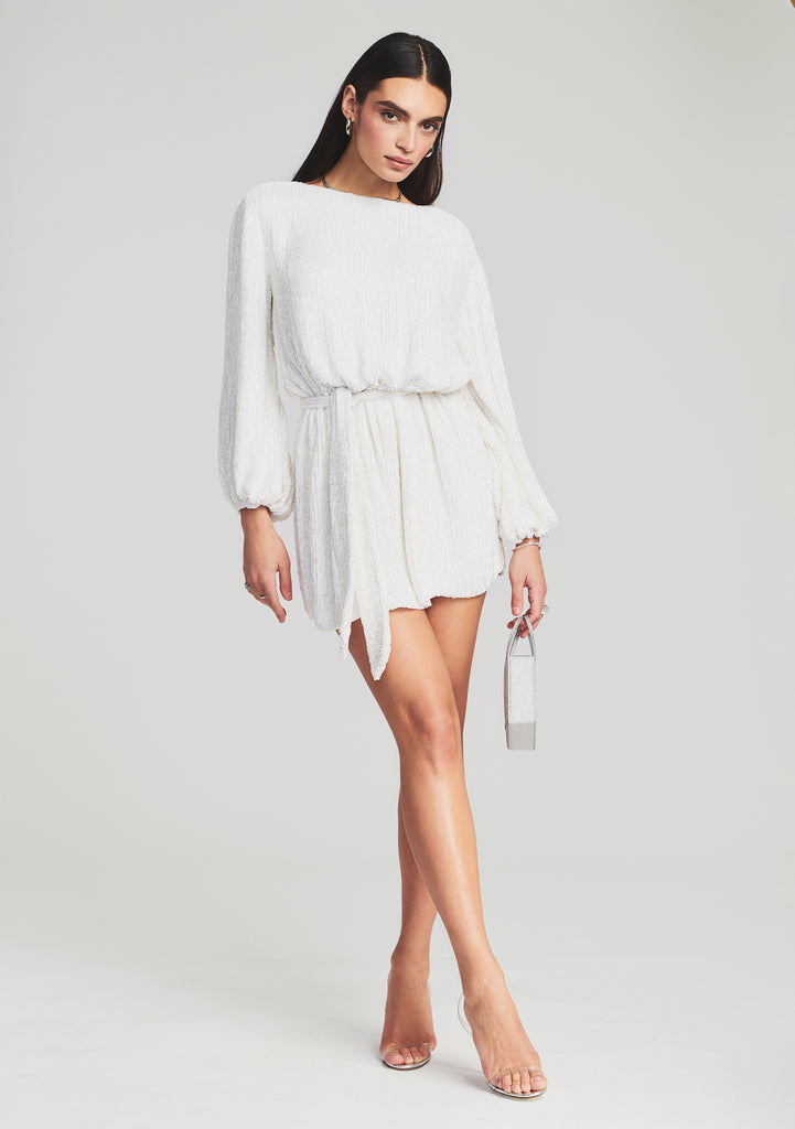 Grace Dress in Moonglow White Retrofête – Retrofete