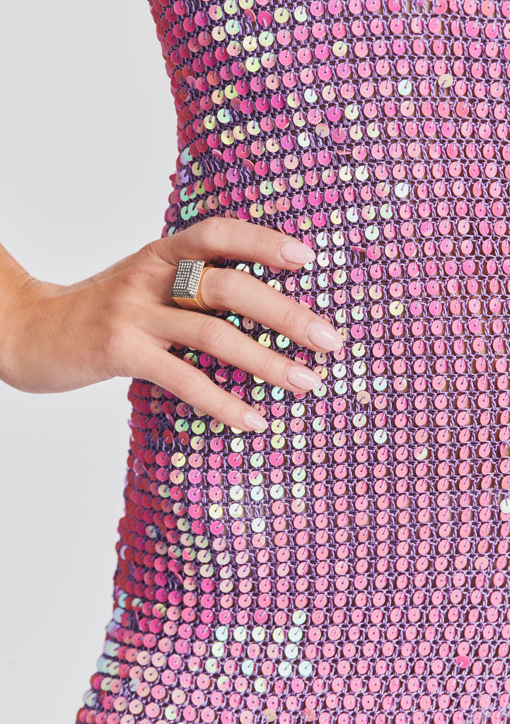 cherri sequin crochet dress Cherri Sequin Crochet Dress  Retrofete