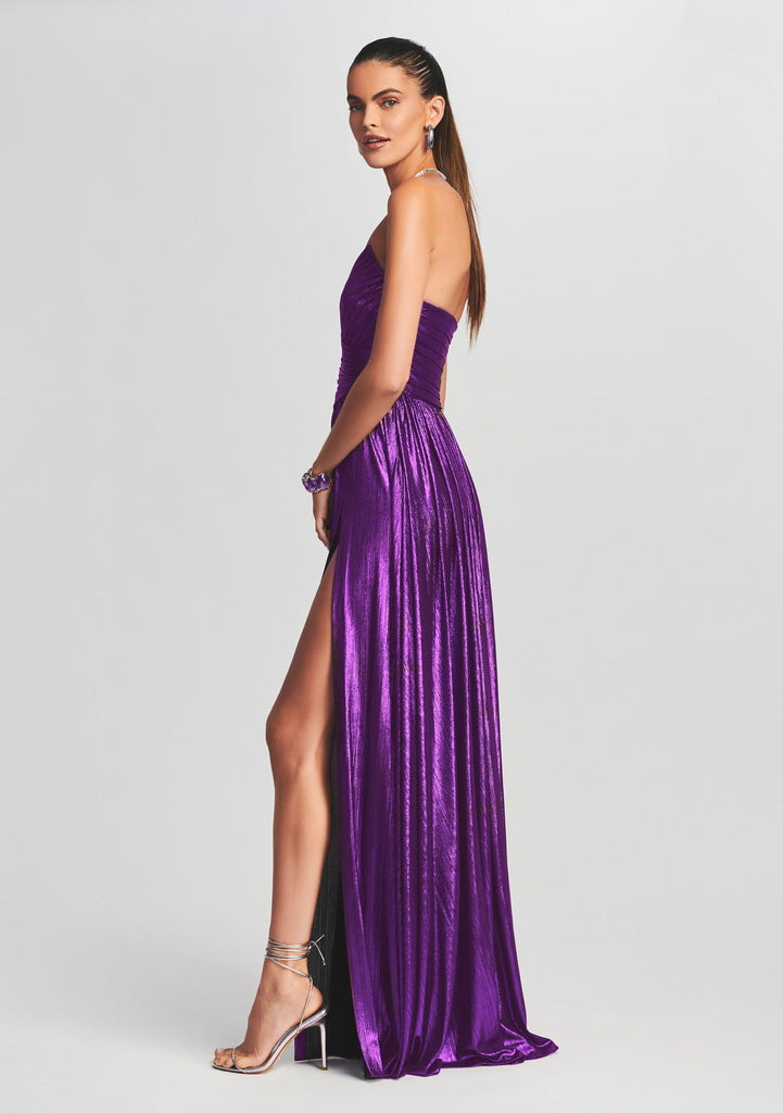 Retrofete flora dress purple outlet