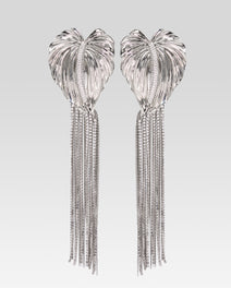 Anthurium Drop Crystal Earring