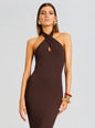 Lozza Halter Neck Maxi Dress