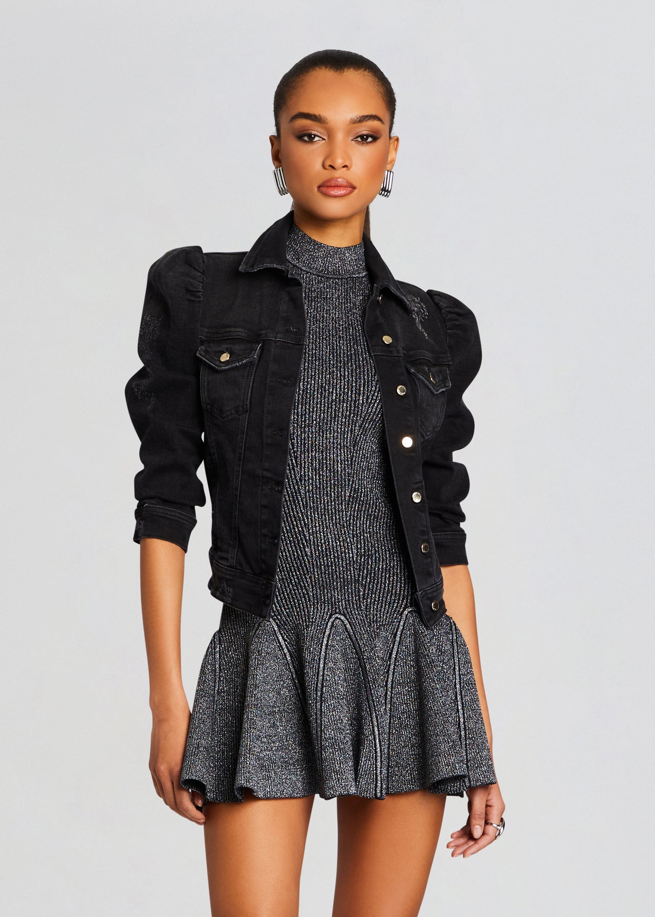 Retrofete Ada Denim Jacket in Faded Black