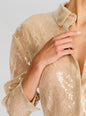 Ariana Sequin Lace Shirt