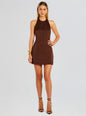Riviera Halter Mini Dress