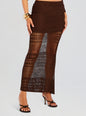 Topanga Crochet Maxi Skirt
