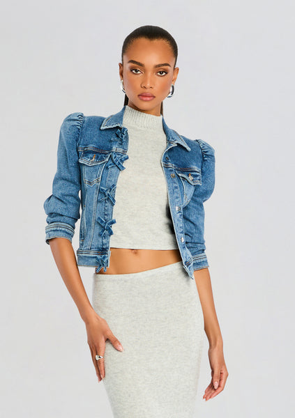 Oasis light wash denim jacket best sale