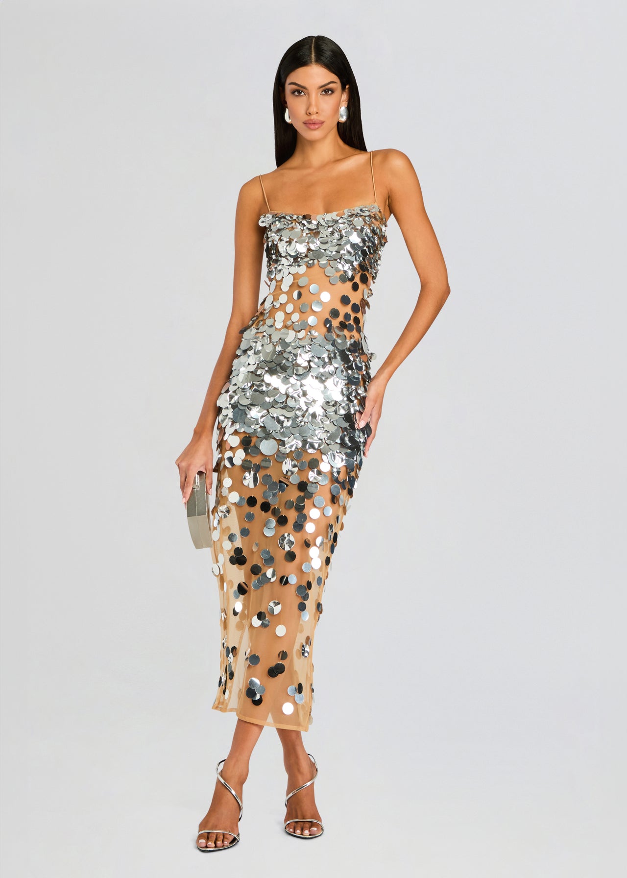 slim fit dress slacks Mischa Sequin Dress – Retrofete