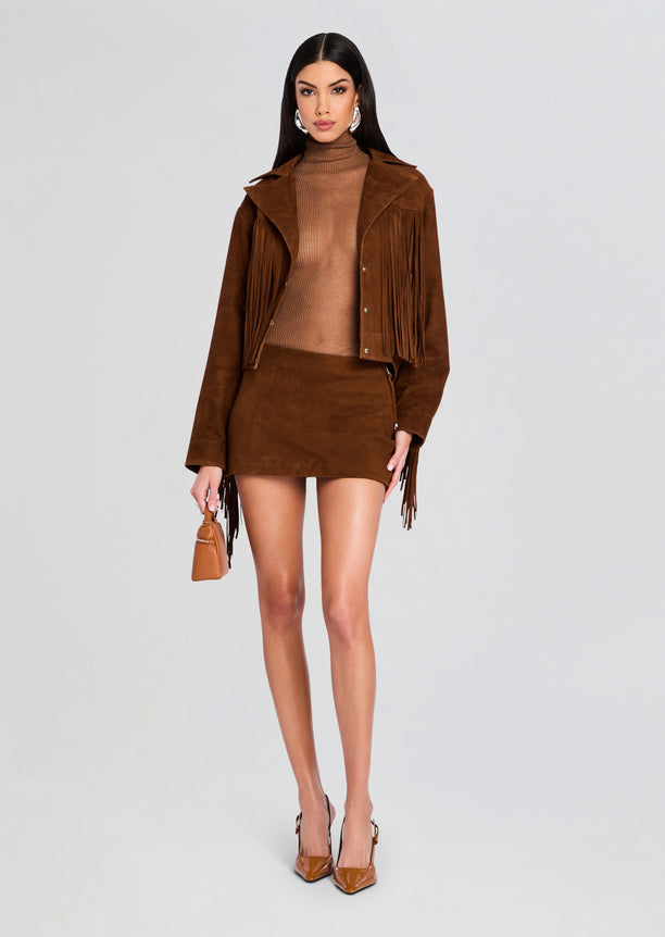 Vonda Suede Jacket
