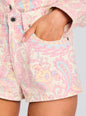Gaelle Denim Short