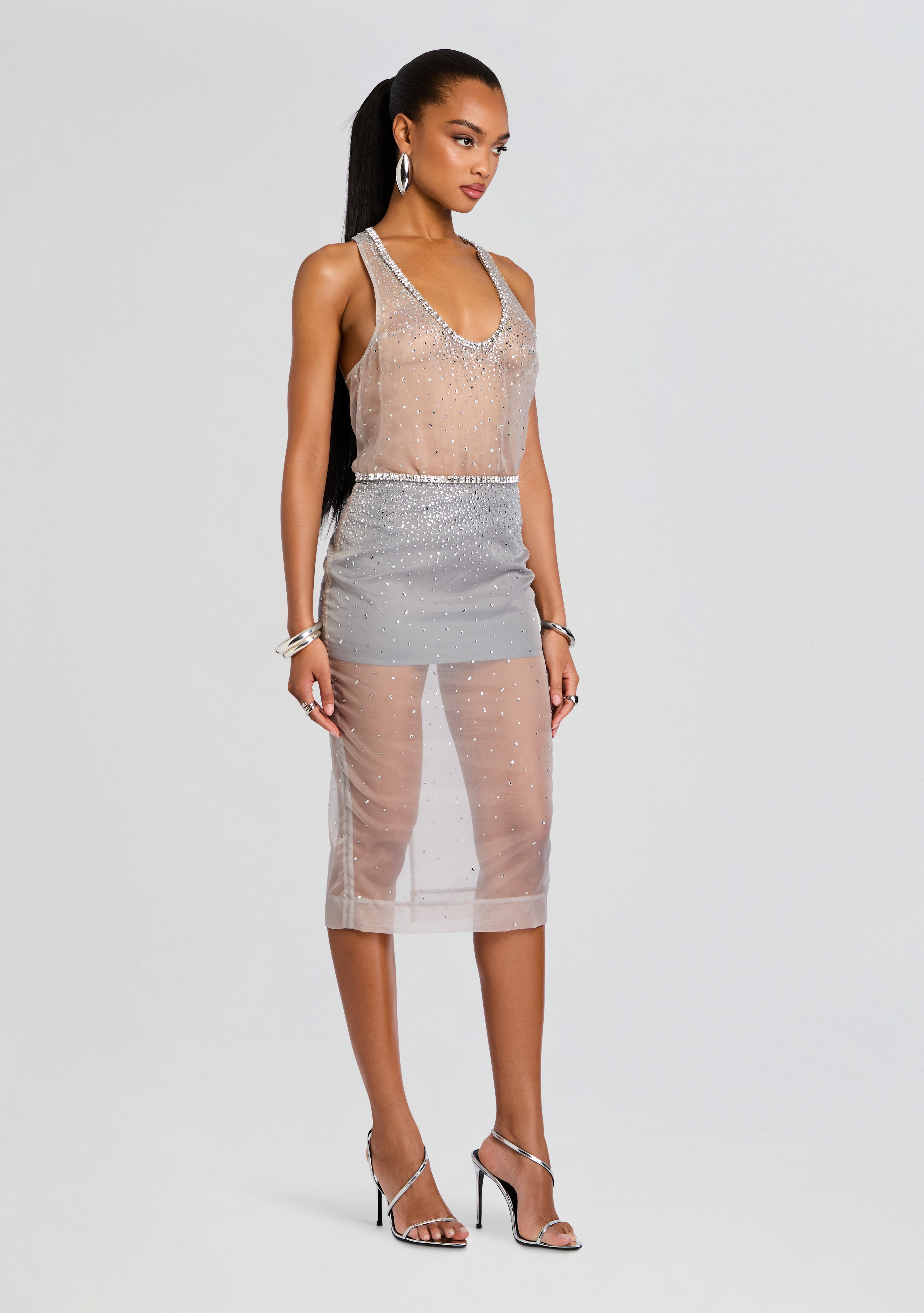 searoomlynn tulleギャザーシアータンクベスト Azalea Embellished Tank – Retrofete