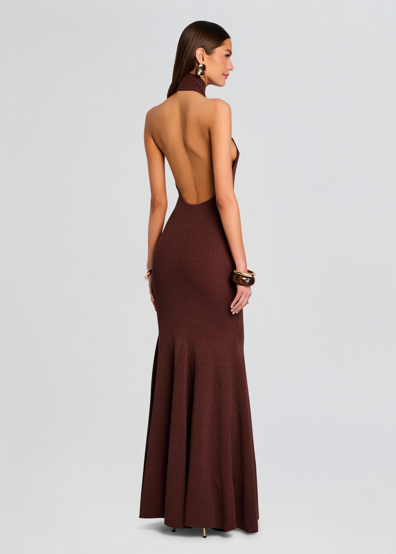 Kimbra Metallic Knit Dress – Retrofete