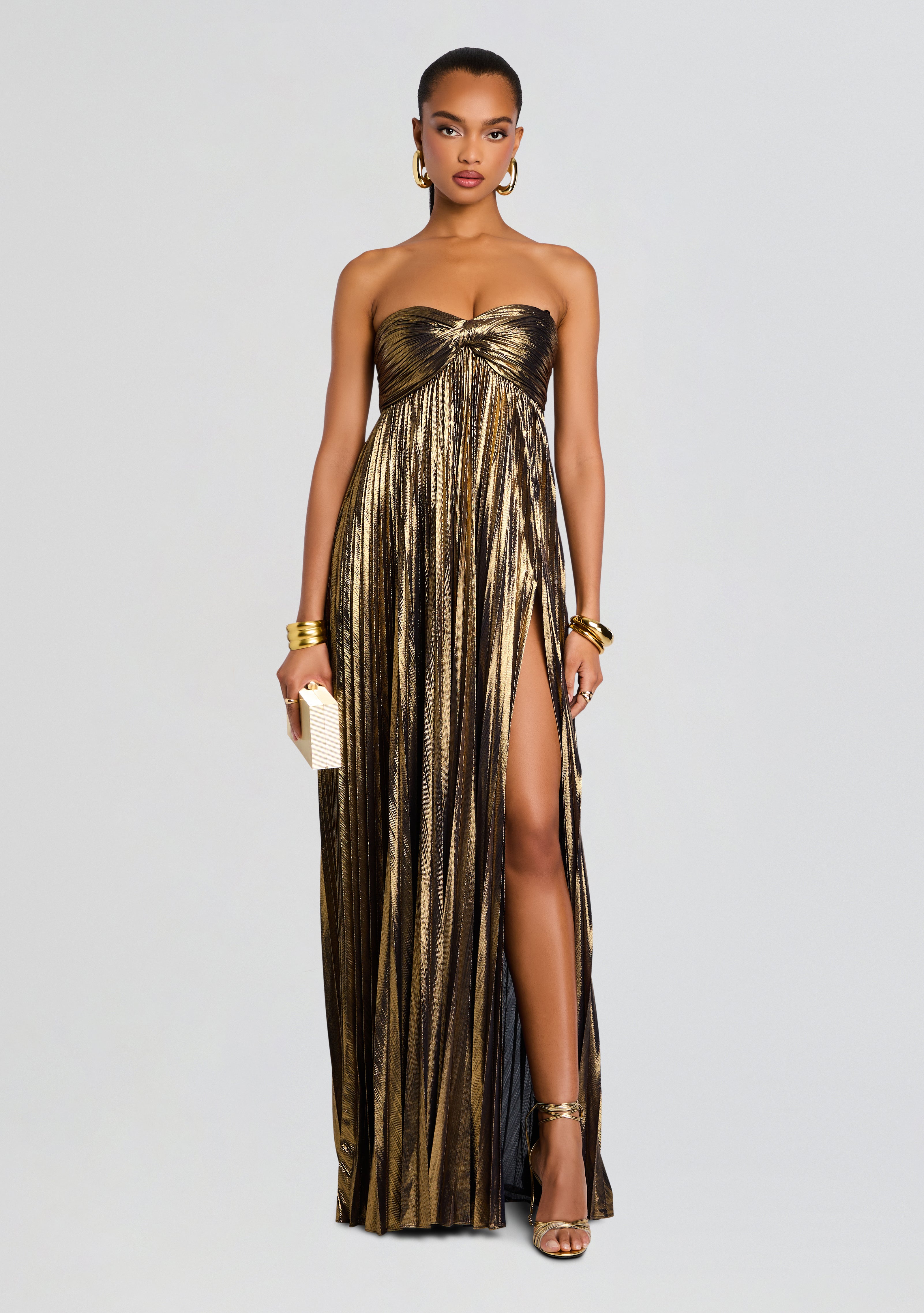 スニーカー Golden  Medaillon Long Dress Georgia Hardinge 'Fossil' Dress | Pickle