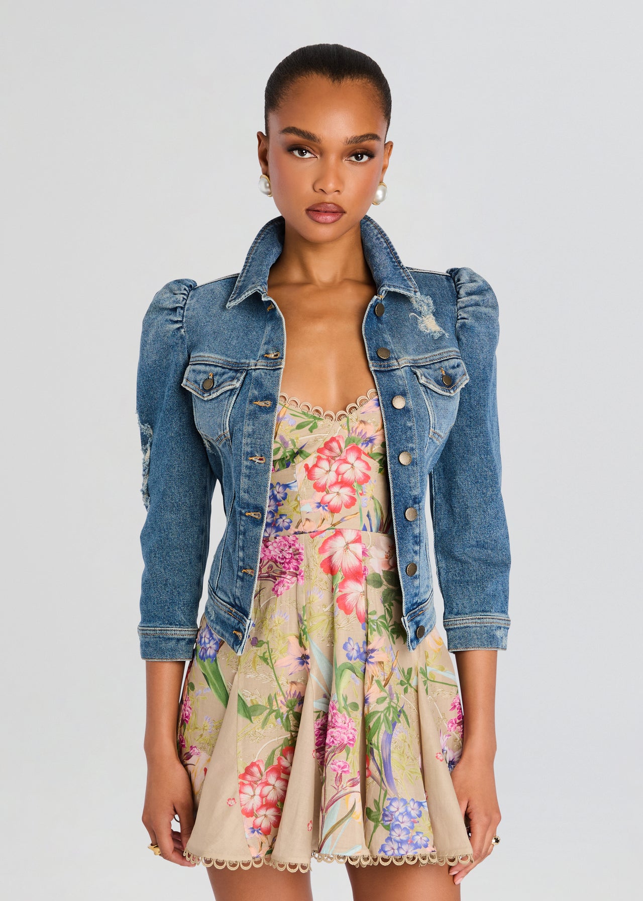 Vintage Blue Denim Jacket | Ada Jacket
