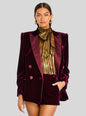 Reffie Velvet Blazer thumbnail media 1 of 5