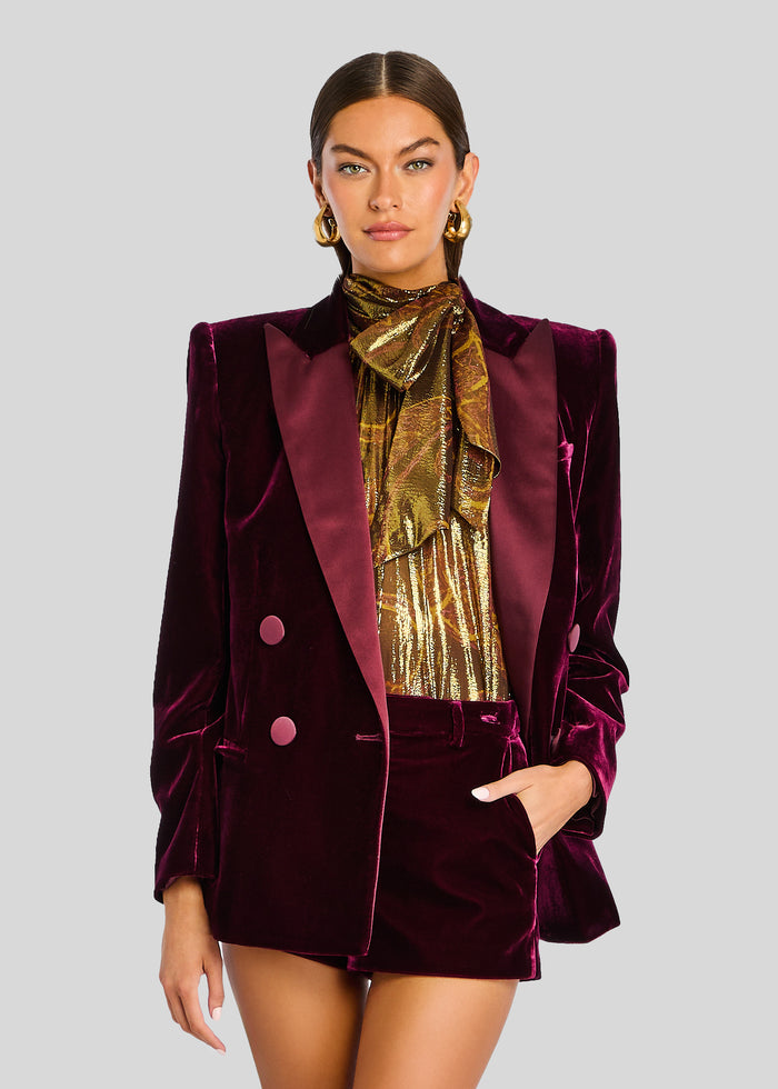 Reffie Velvet Blazer media 1 of 5